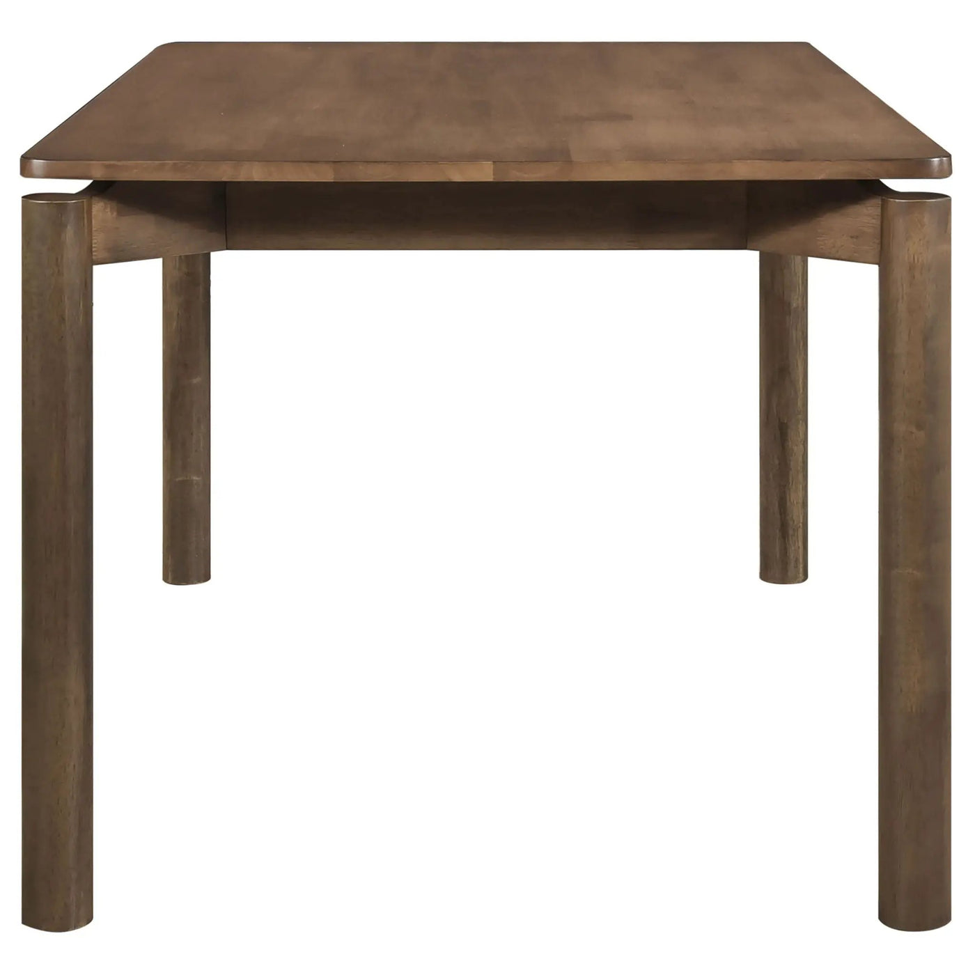 Svenstra - Rectangular Dining Table Set With Armless Side Chairs, Wood, Natural Walnut, 59 X 35.5 X 30 Inches by HouseOfZazla