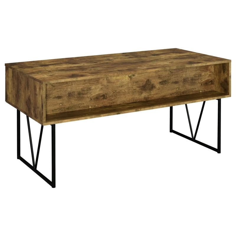 Analiese 63-inch 4-drawer Writing Desk Rustic Nutmeg by Unique Piece Furniture