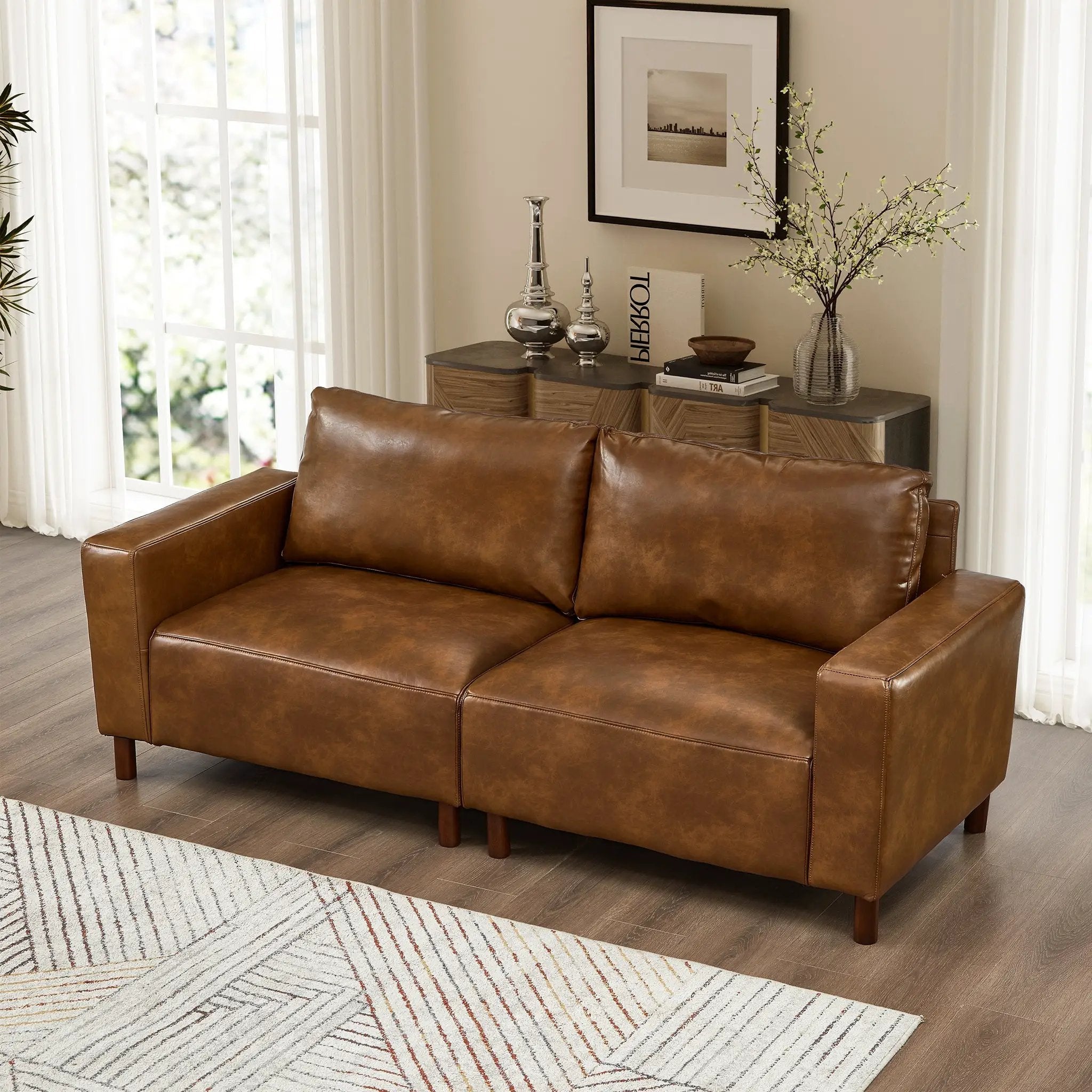 78.5" Big Loveseat for Living Room by HouseOfZazla