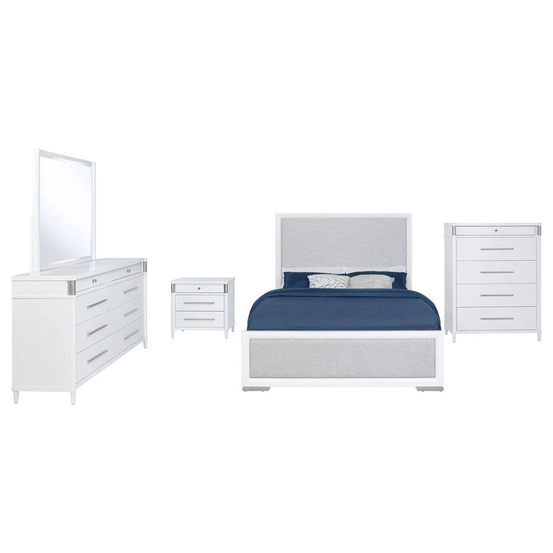 Gracemont 5-piece Eastern King Bedroom Set White by Unique Piece Furniture