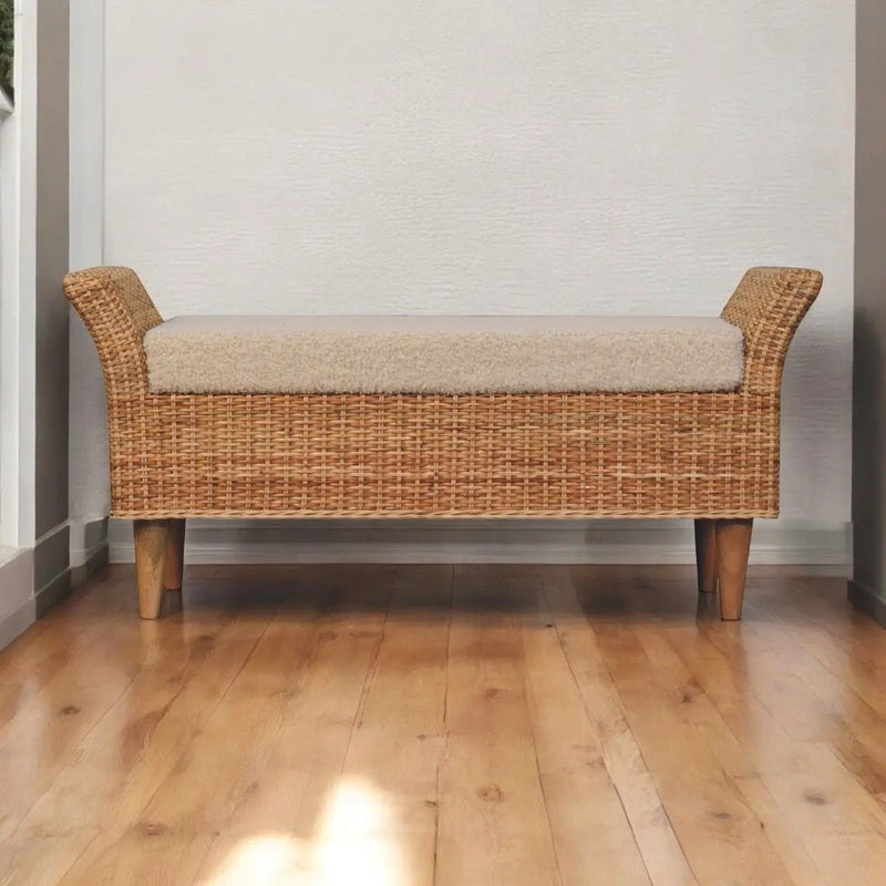 Riviera - Woven Bench - Oak by HouseOfZazla