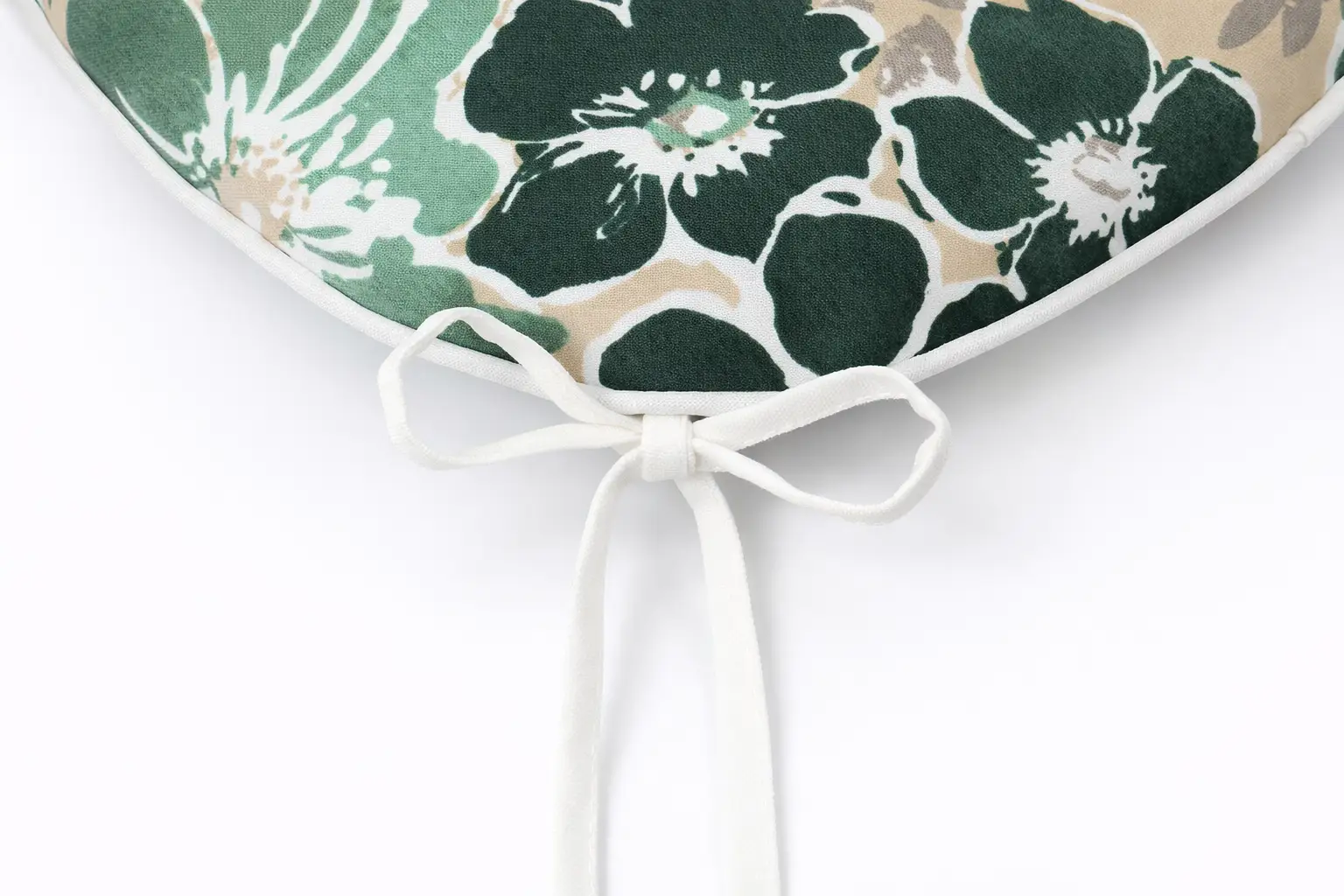 Outdoor Patio Chair Cushions - Water-Repellent U-Shape Thick Foam Seat Cushions with Ties by HouseOfZazla