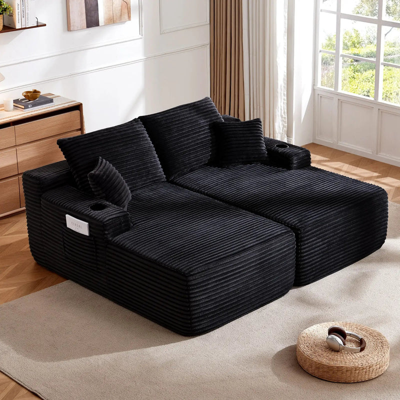 69" Cloud Sectional Couch by HouseOfZazla