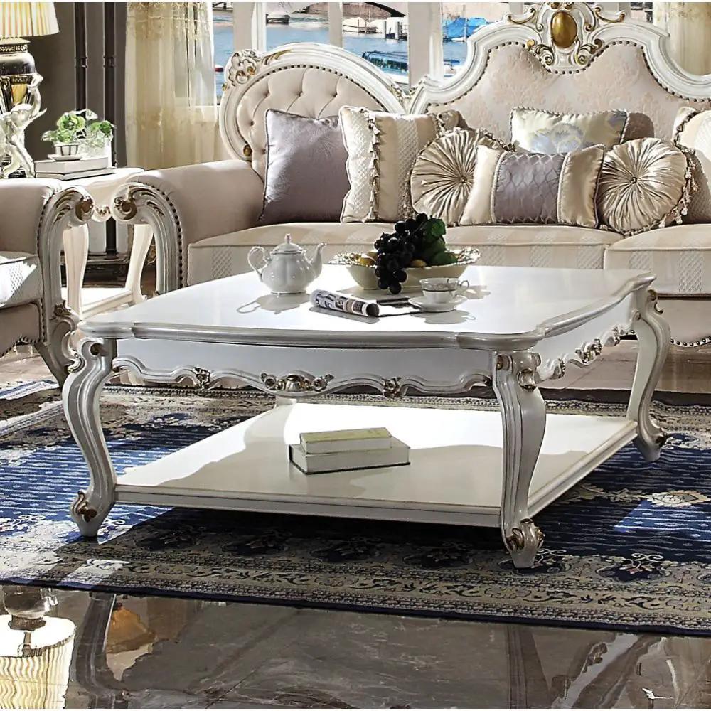 Picardy - Coffee Table - Antique Pearl by Unique Piece Furniture