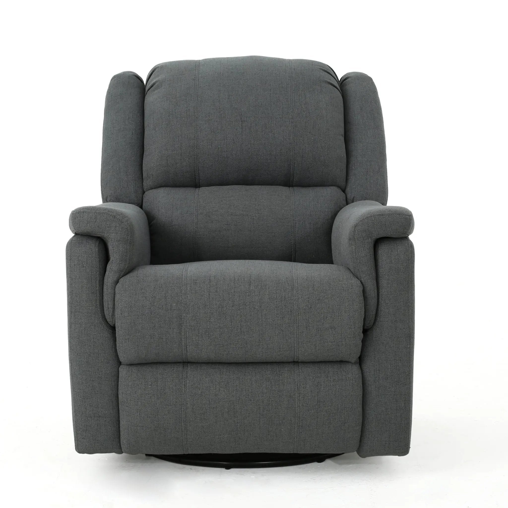 Glider Recliner With Swivel, Manual Reclining Chair by HouseOfZazla