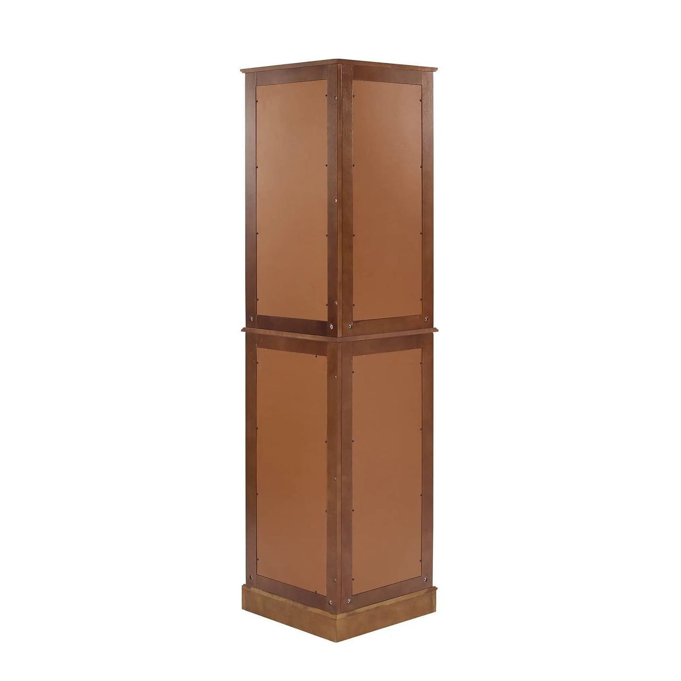 Corner Curio Dispaly Cabinet With Lights, Adjustable Tempered Glass Shelves, Mirrored Back (E26 Light Bulb Not Included) by HouseOfZazla