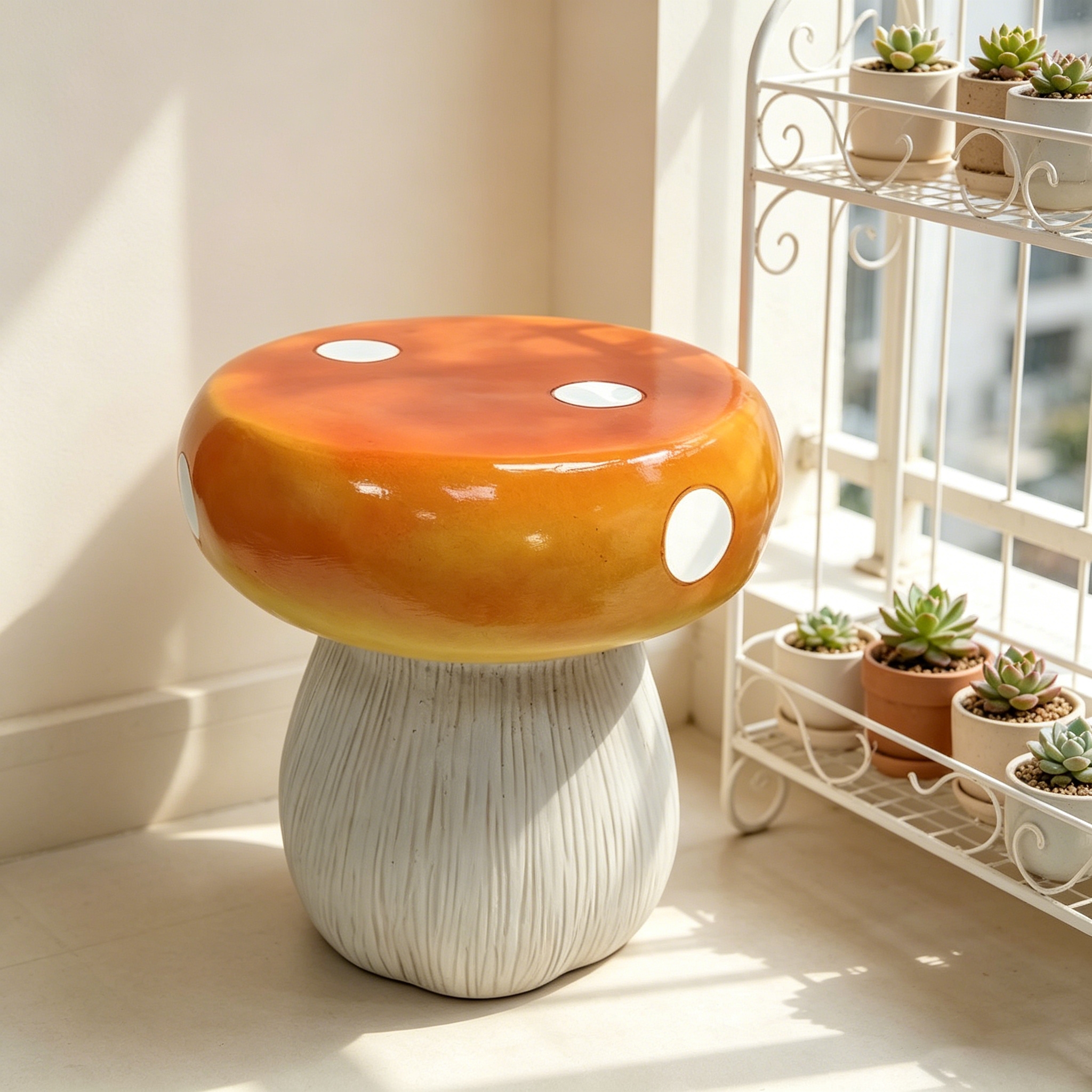 Mushroom Resin Model Stool by HouseOfZazla