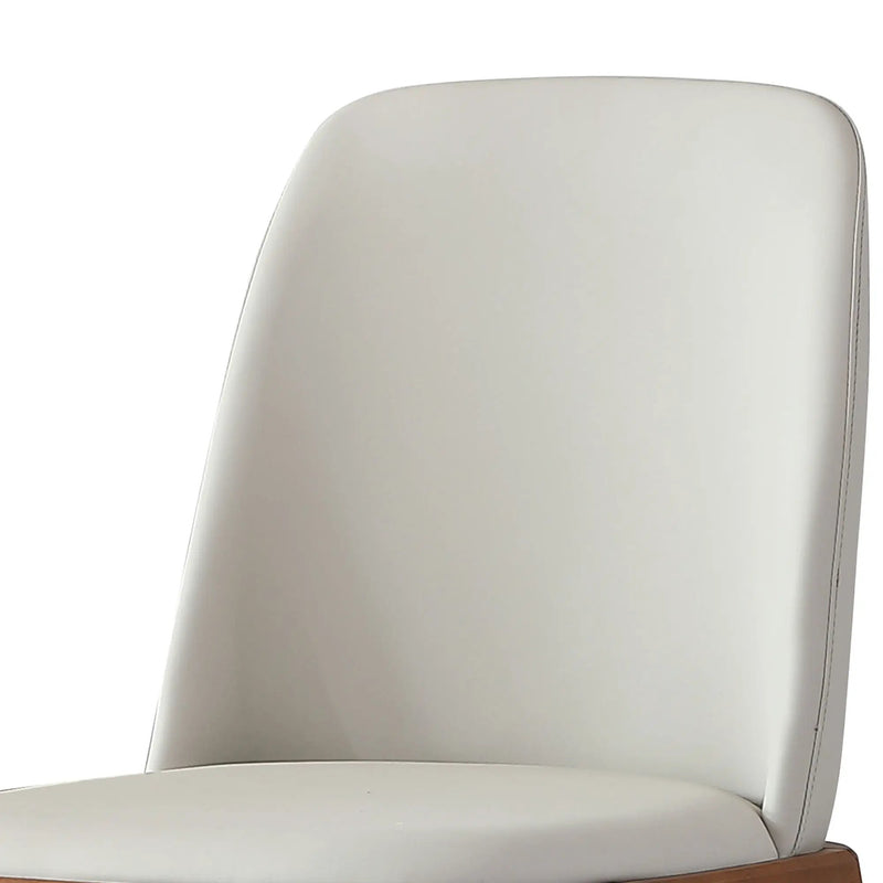 Modern Dining Chairs, Wooden Legs (Set of 2) - Gray by Unique Piece Furniture