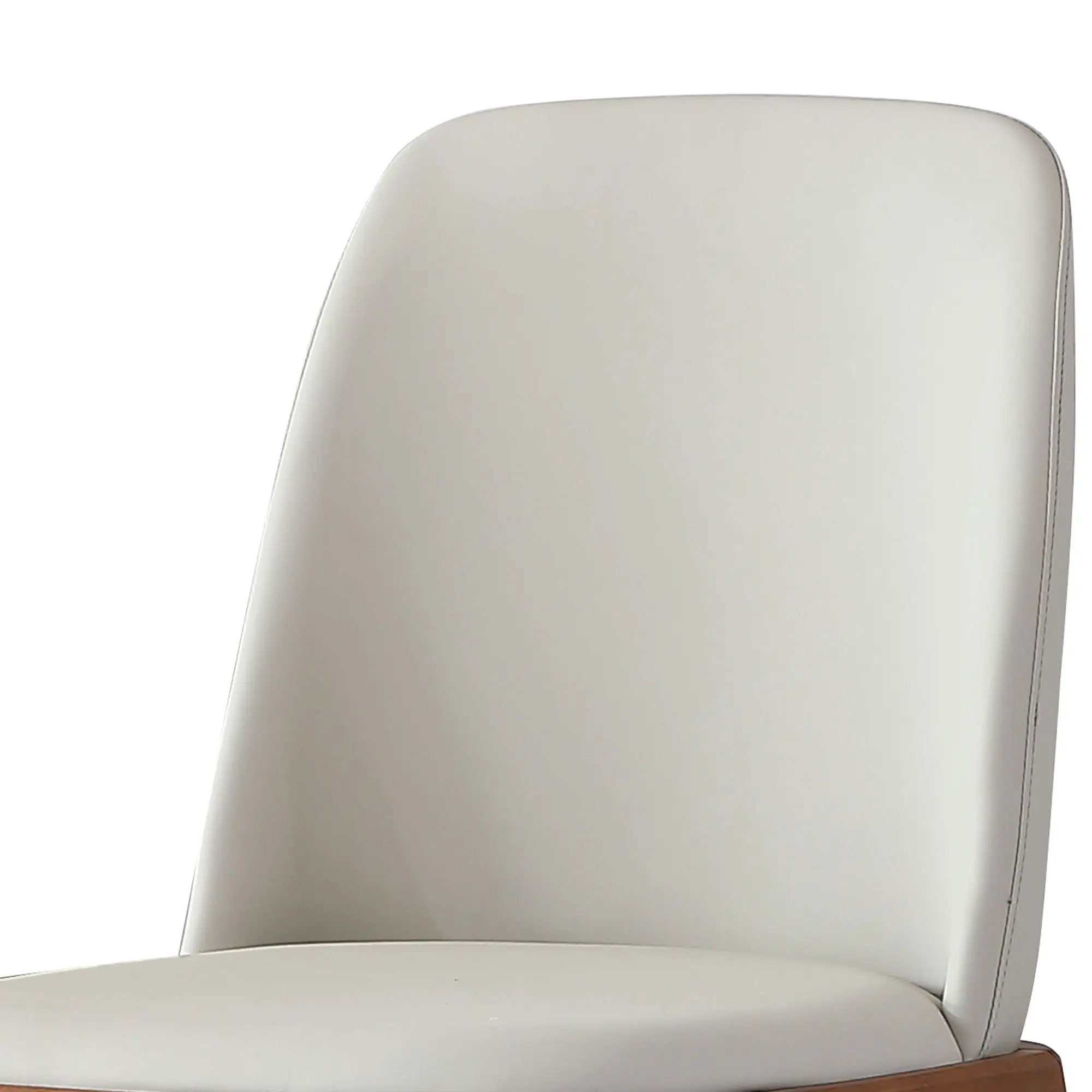Modern Dining Chairs, Wooden Legs (Set of 2) - Gray by HouseOfZazla