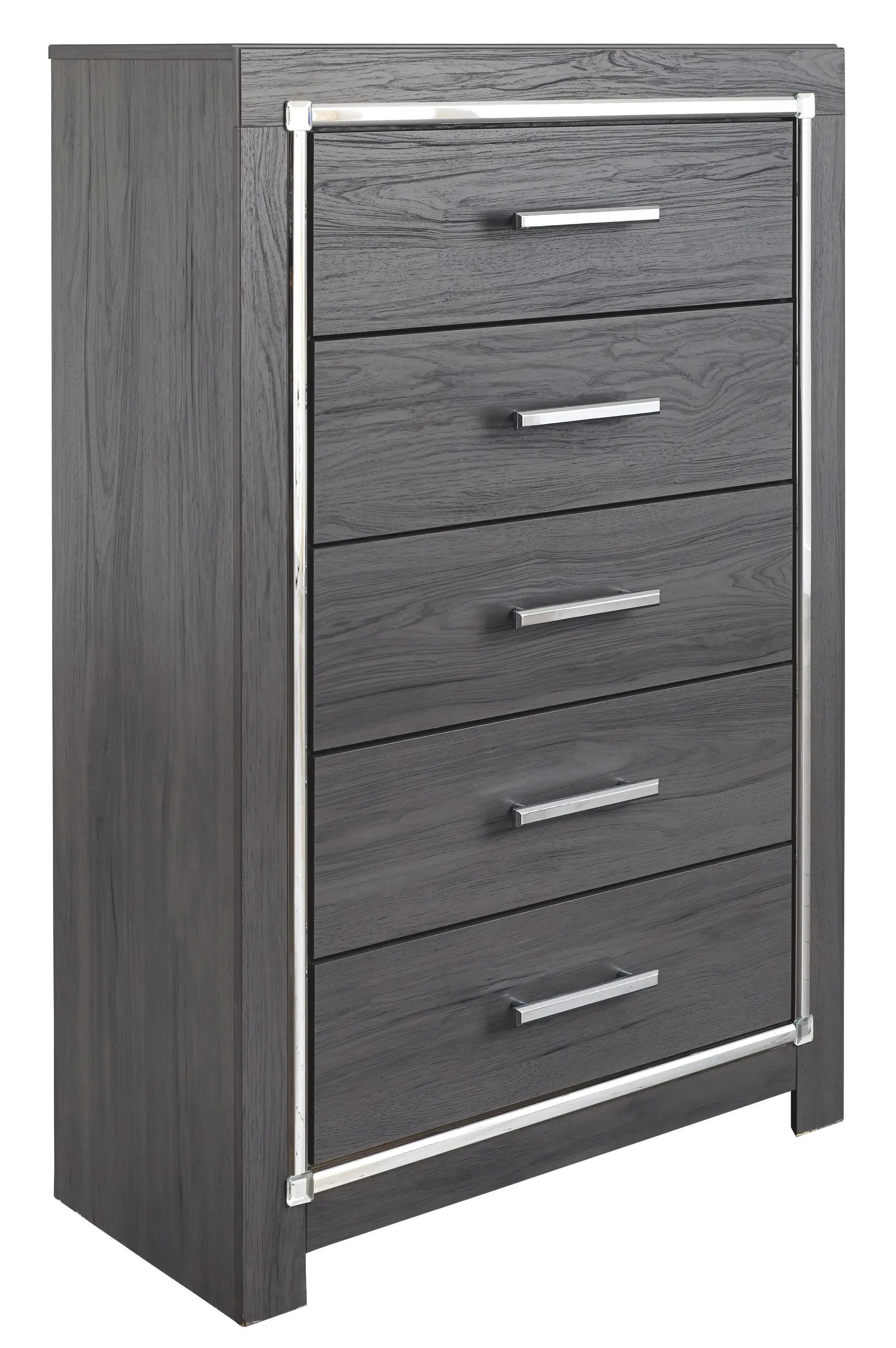 Lodanna - Five Drawer Chest - Gray by Unique Piece Furniture
