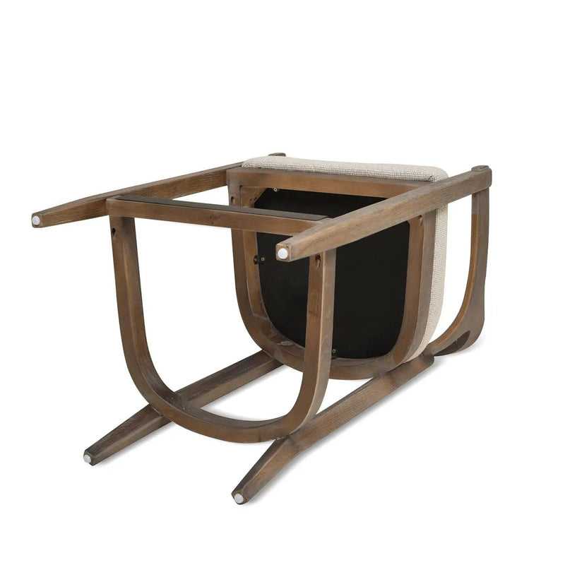 Americana - Mid-Century Modern Cane Back Counter Stool by HouseOfZazla
