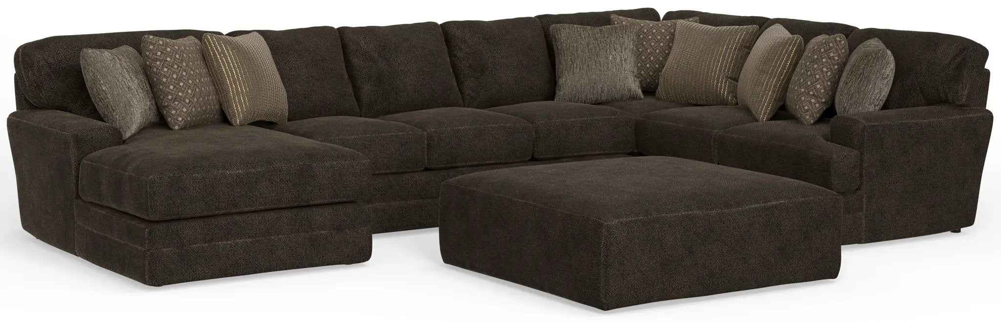 Mammoth - Sectional With Cocktail Ottoman by Unique Piece Furniture