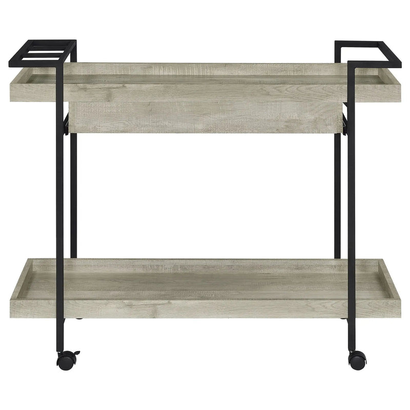 Begonia - 1 Drawer Cart - Driftwood