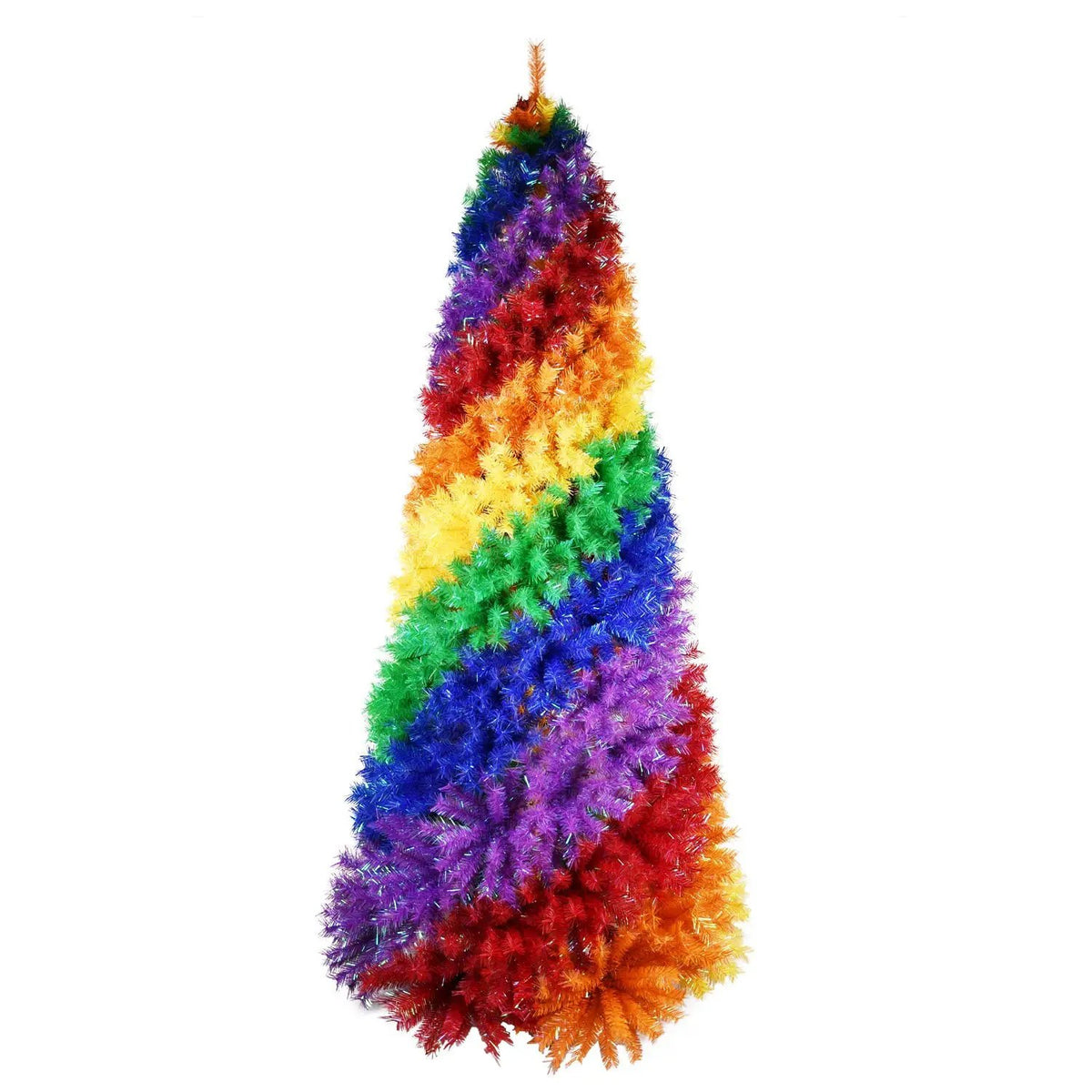 9ft Rainbow Spiral Christmas Tree by HouseOfZazla