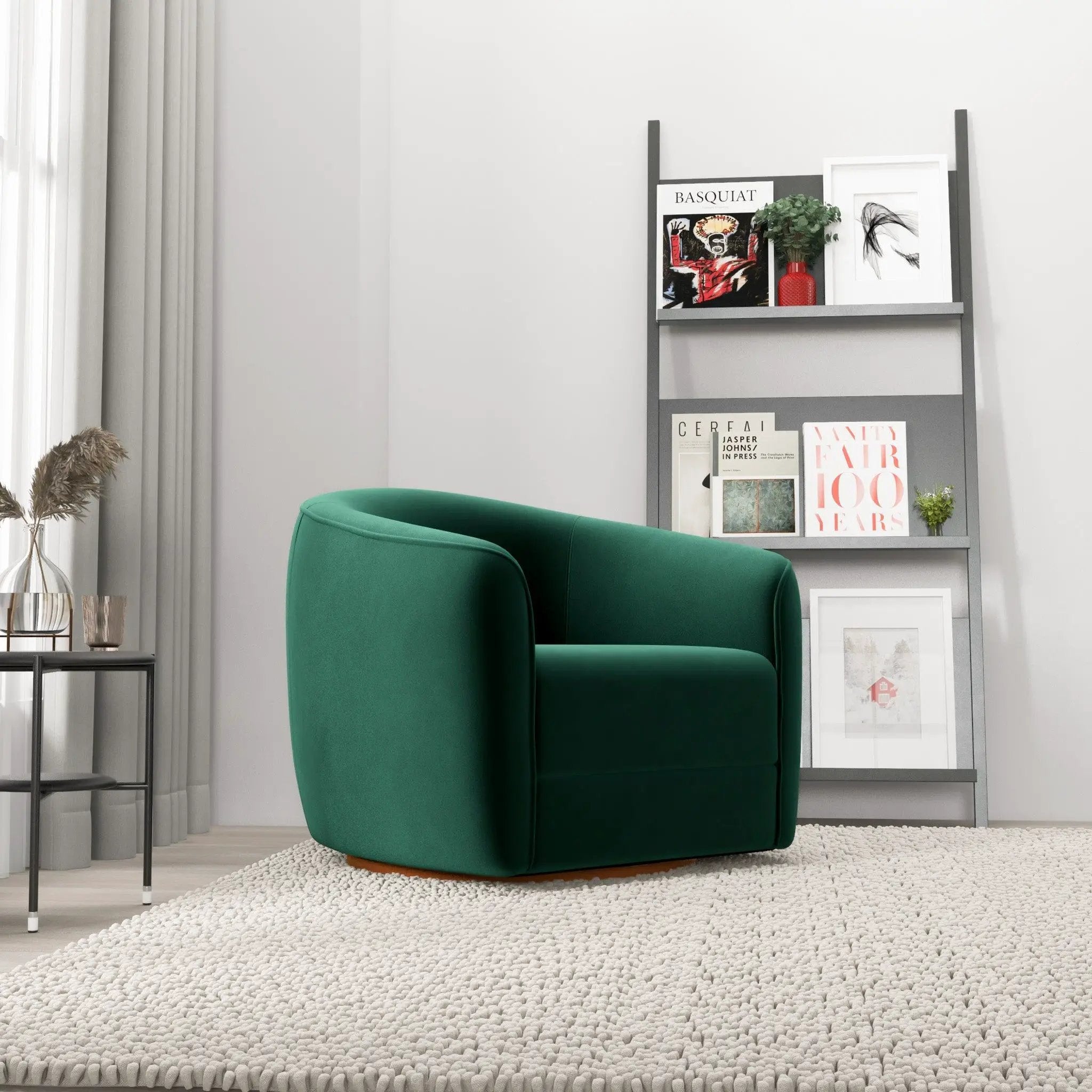 Elise - Mid-Century Modern Swivel Chair by HouseOfZazla