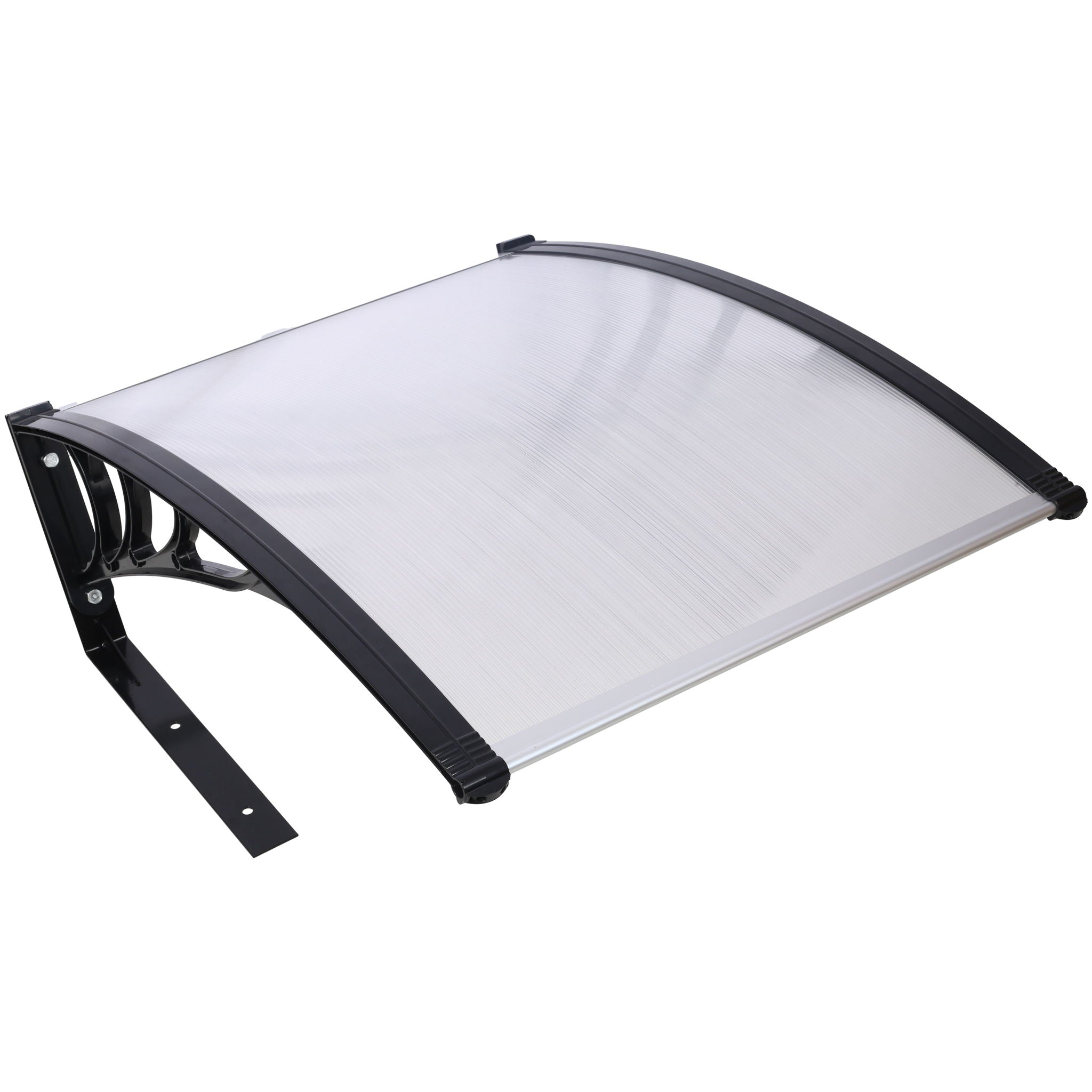 Weather Resistant Polycarbonate Canopy Outdoor Shade Cover For Robotic Lawn Mowers - Black by Unique Piece Furniture