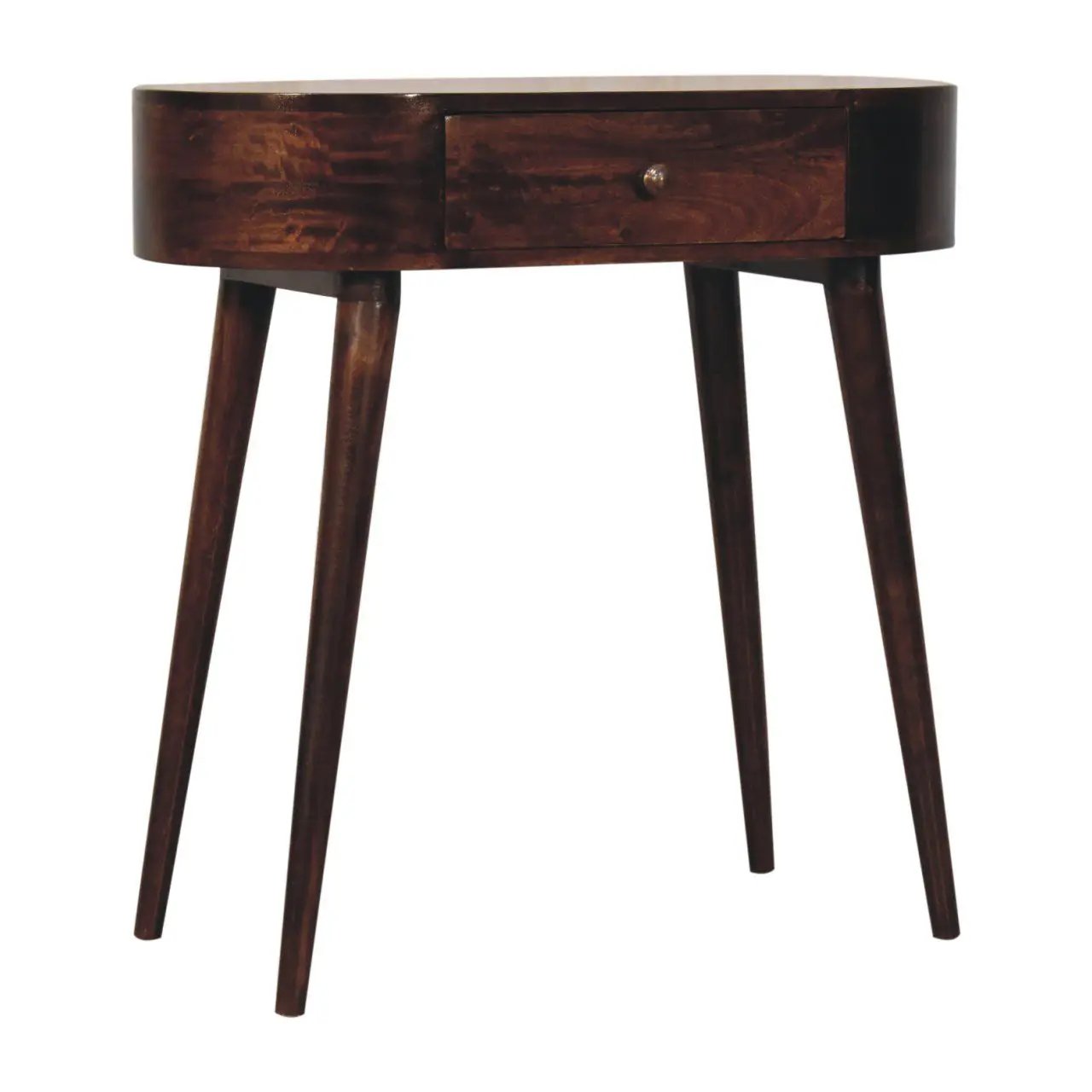 Rounded Wood Table by HouseOfZazla