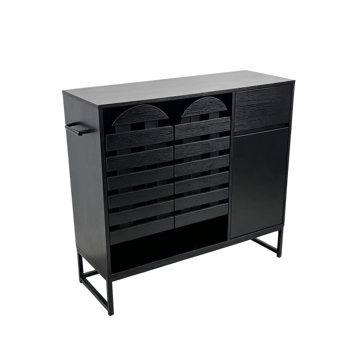 Buffet Cabinet with Storage and Woven Doors by HouseOfZazla