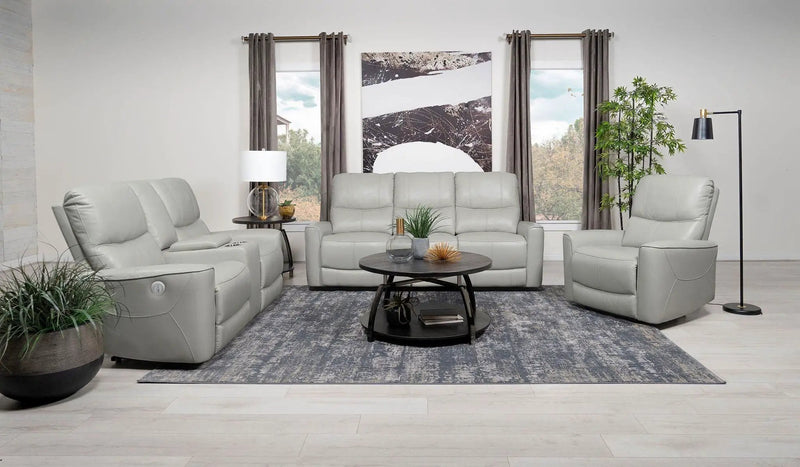 Greenfield 3-piece Power Reclining Sofa Set Dove Grey by Unique Piece Furniture