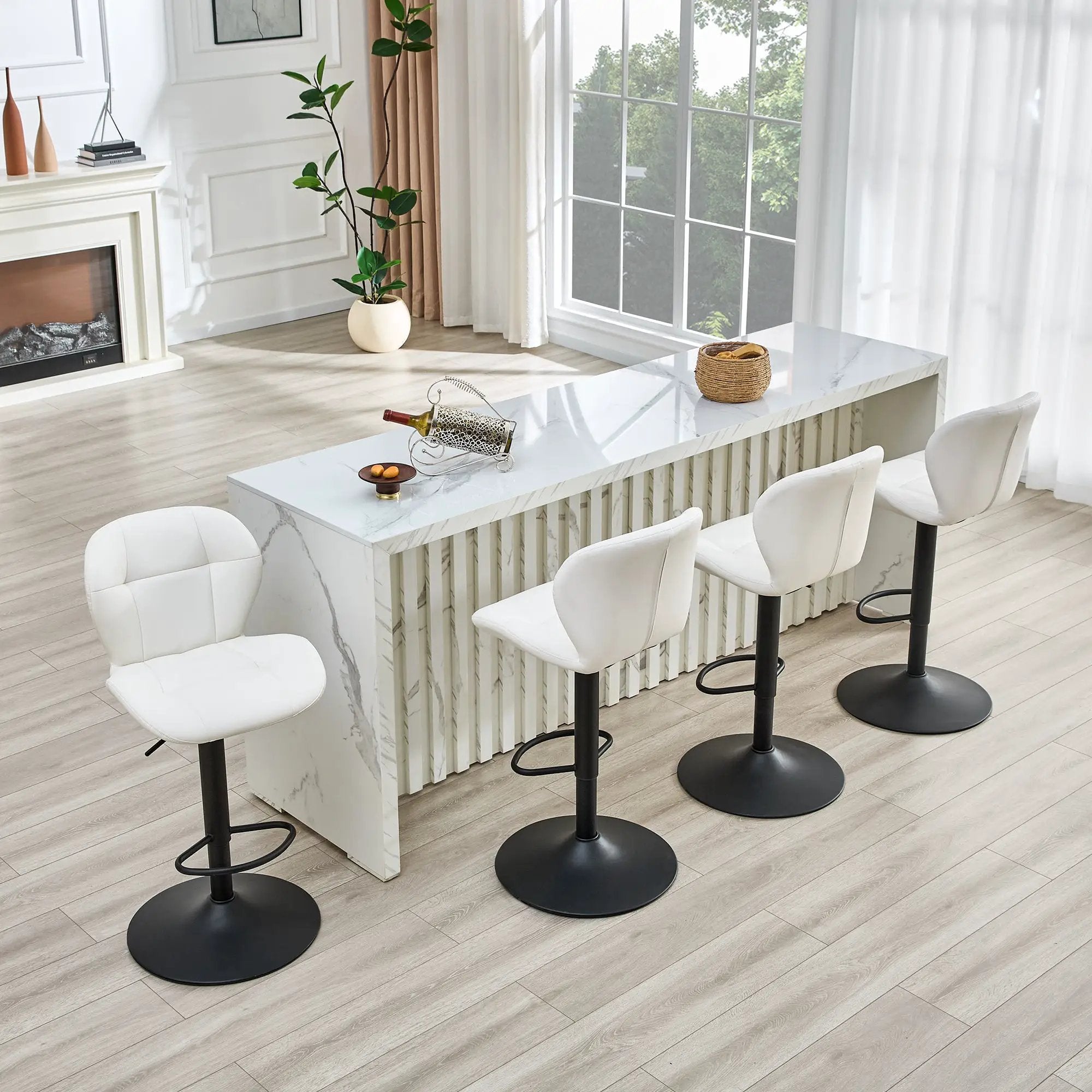 Set of 2 Height Adjustable Bar Stools by HouseOfZazla