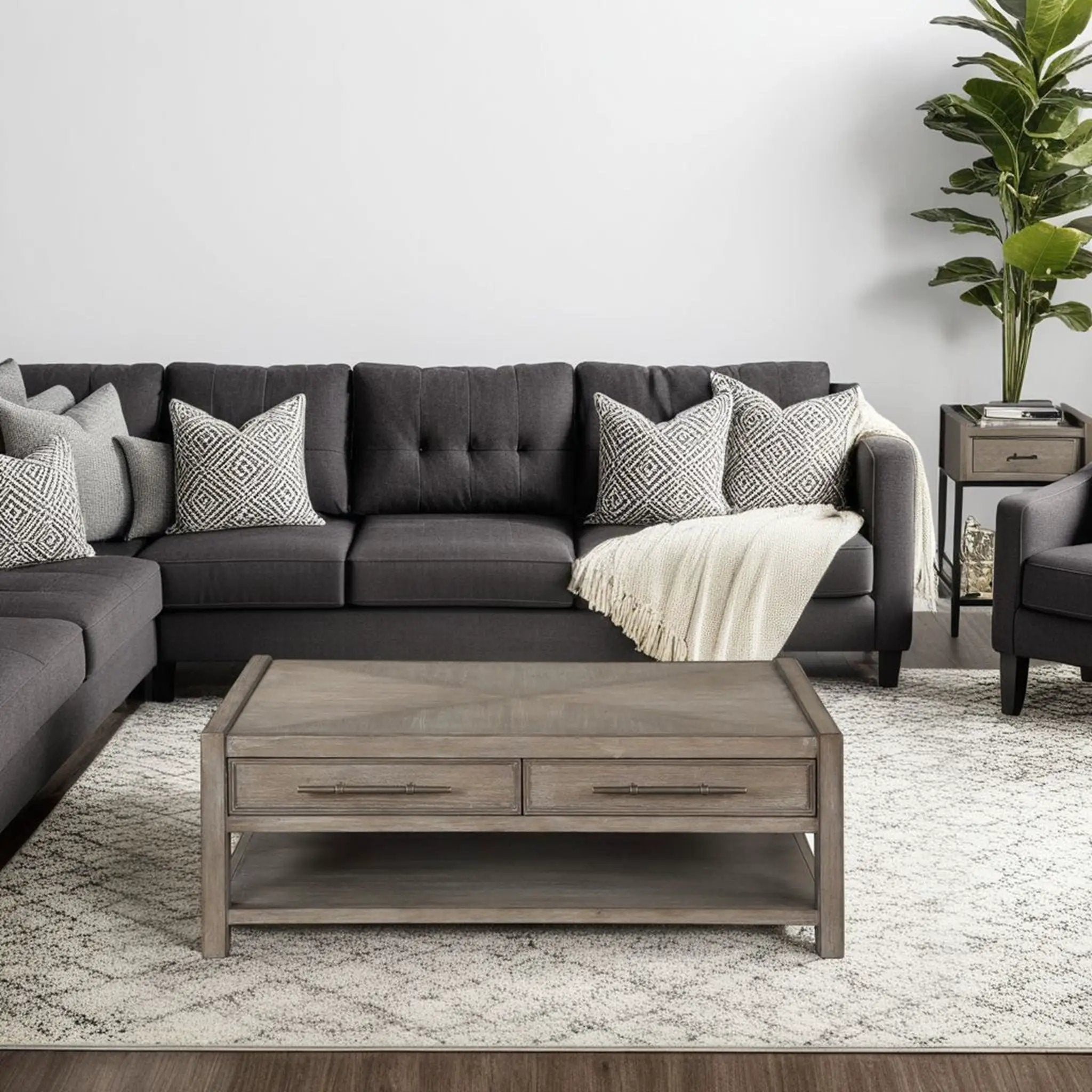 Cypress Lane - Coffee Table - White Oak by Unique Piece Furniture