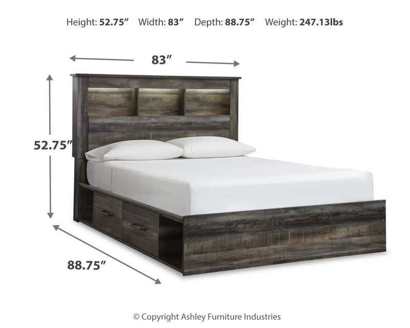 Drystan - Panel Bookcase Bed by Unique Piece Furniture
