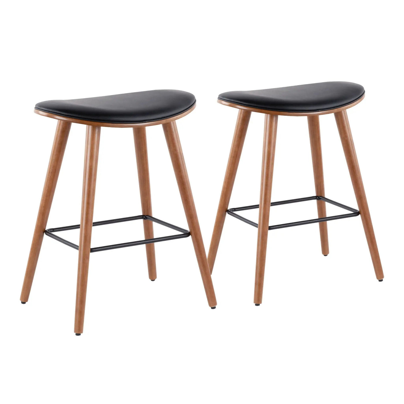 Saddle - Contemporary Counter Stool (Set of 2) by HouseOfZazla