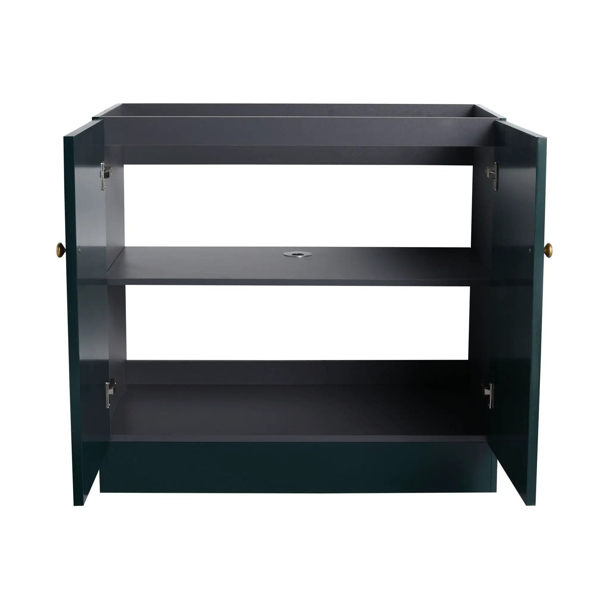Modern Freestanding Bathroom Vanity With Soft Close Cabinet Doors by HouseOfZazla