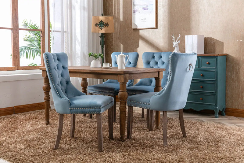 Nikki - High-End Tufted Dining Chair (Set of 2) by HouseOfZazla