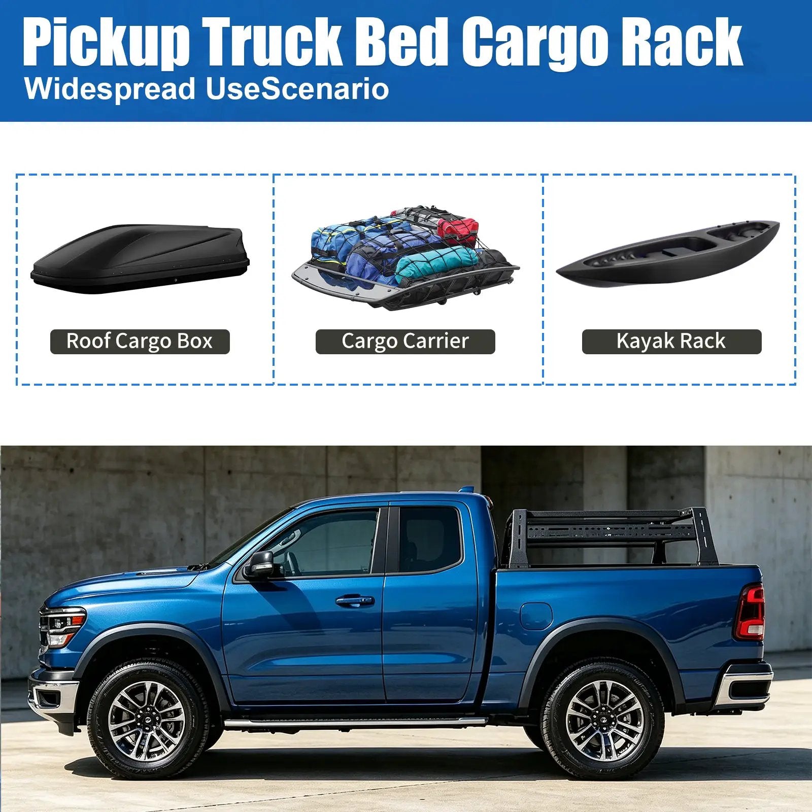 Overland Truck Bed Racks - Heavy-Duty Cargo Solutions by HouseOfZazla