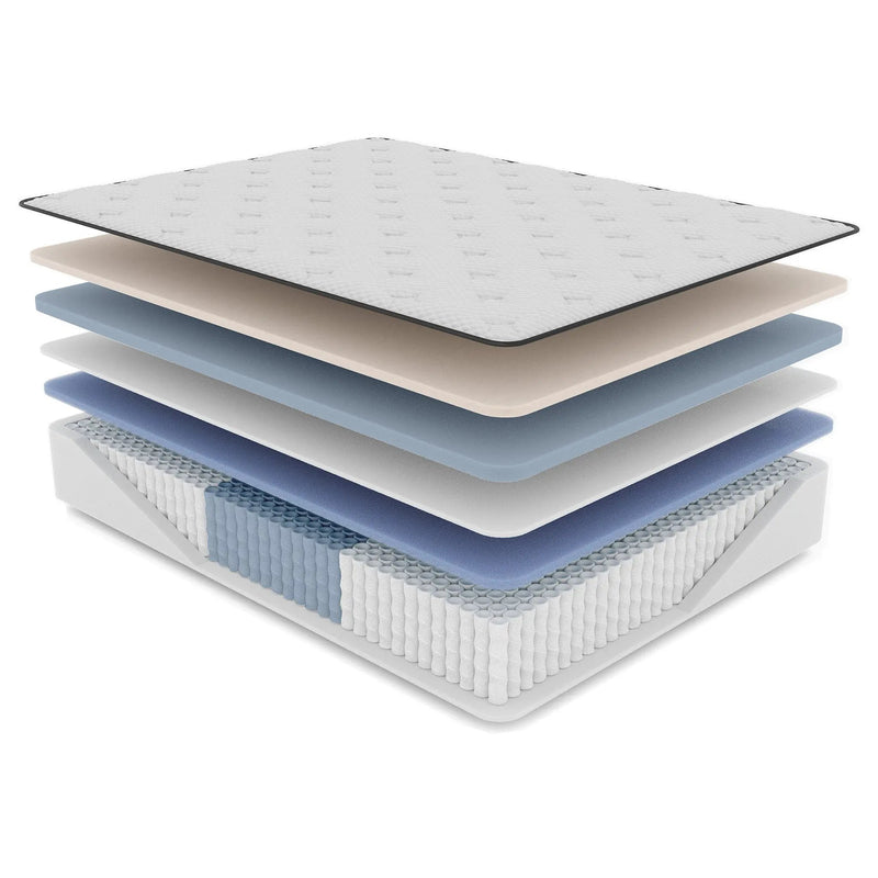 Diamond Hughes Twin XL Latex Hybrid Mattress with Euro-Top 14.5 Inch by HouseOfZazla