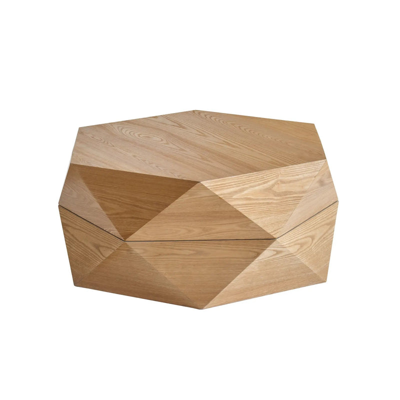 36.61'' Retro Style Polygon Flip Top Coffee Table by HouseOfZazla