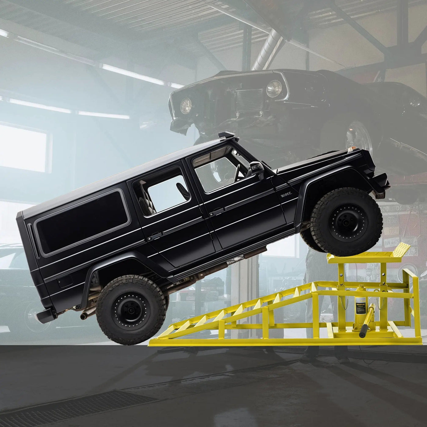 Suxidi - 5 Ton Auto Car Truck Service Ramps Lifts, Hydraulic Automotive Lift by HouseOfZazla