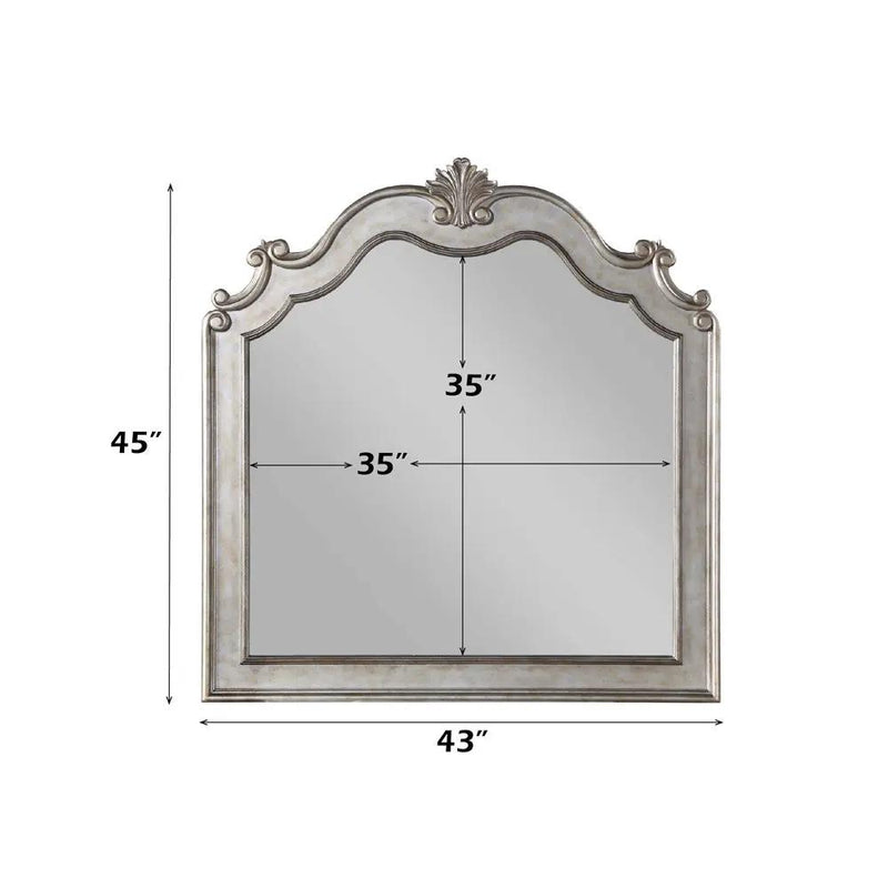 Esteban - Mirror - Antique Champagne by Unique Piece Furniture