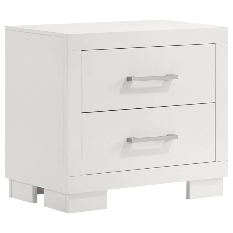 Jessica 6-piece Queen LED Bedroom Set Snow White by Unique Piece Furniture