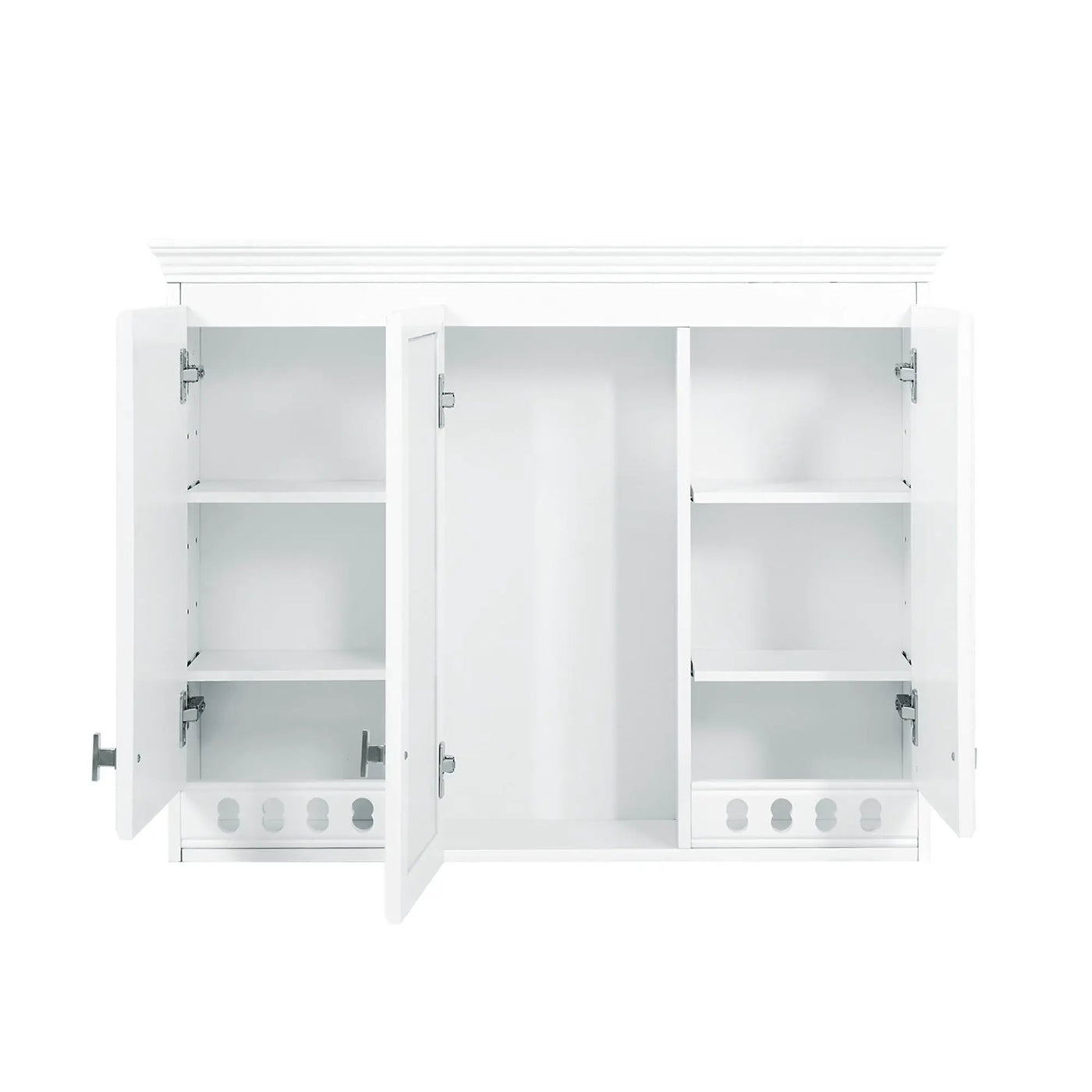 Wall Mount Mirror Cabinet With Adjustable Shelves, Soft Closing Hinges by HouseOfZazla