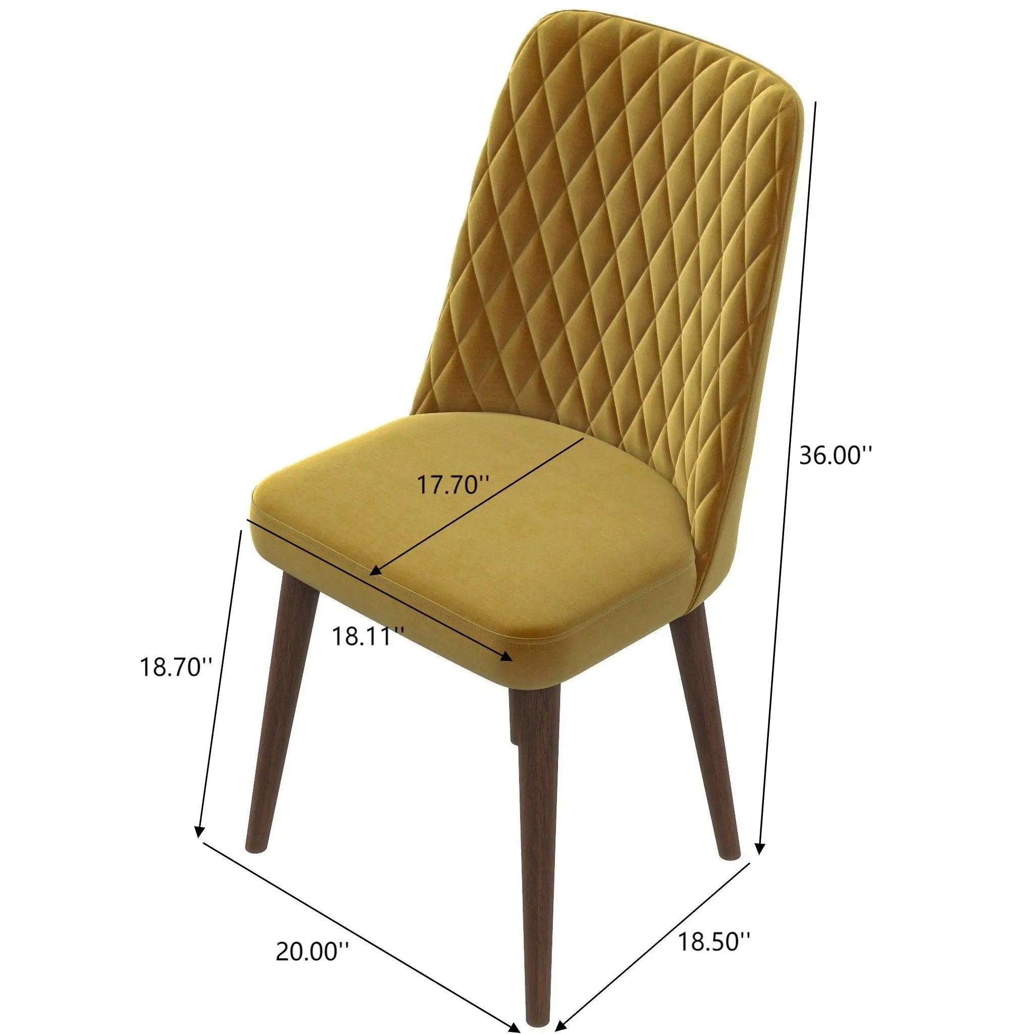 Katie - Mid-Century Modern Dining Chair (Set of 2) by Unique Piece Furniture