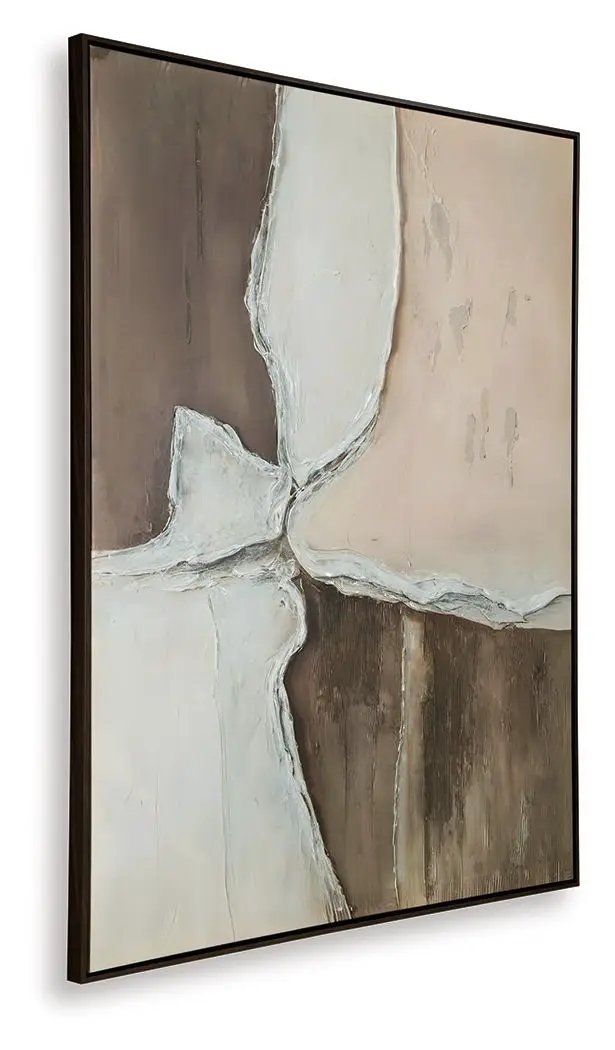 Junward - Wall Art - Brown / Tan / White by Unique Piece Furniture