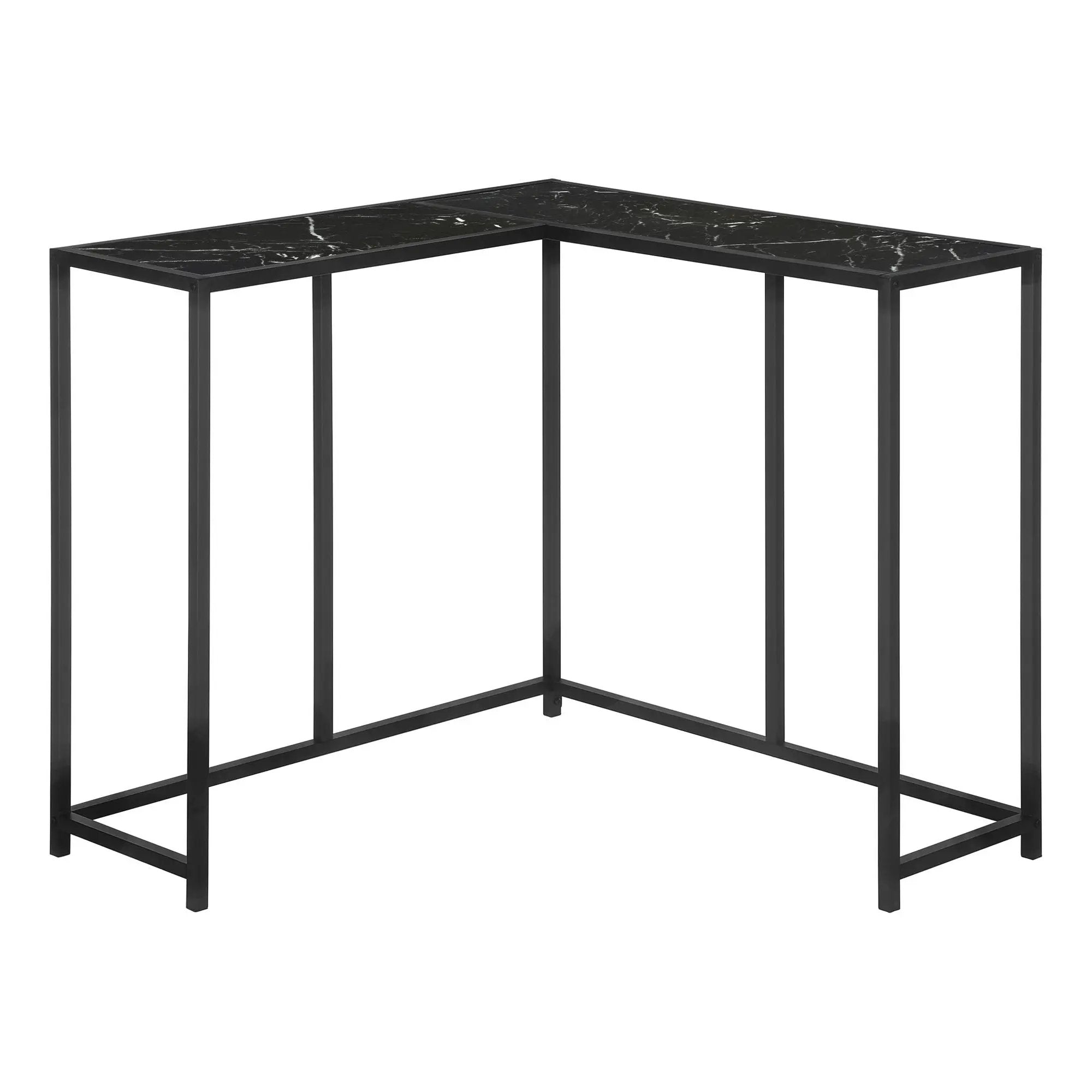 Corner Accent Console Table For Entryway, Unique L-Shaped Design by Unique Piece Furniture