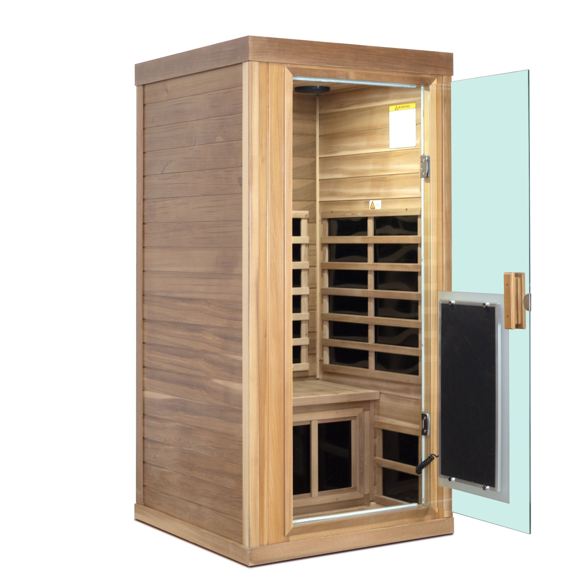 One Person Far Infrared Standard Indoor Sauna Room by HouseOfZazla