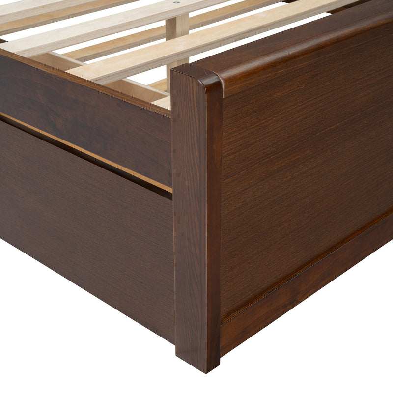 Headboard Bed With 2 Drawers And Trundle by HouseOfZazla