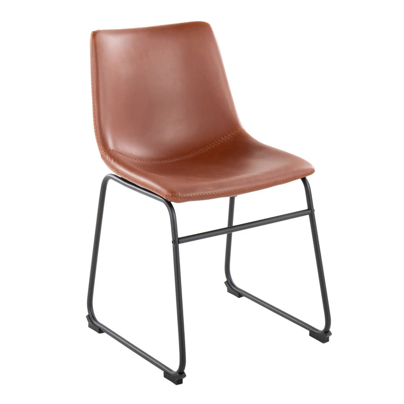 Duke - Industrial Side Chair (Set of 2) by HouseOfZazla