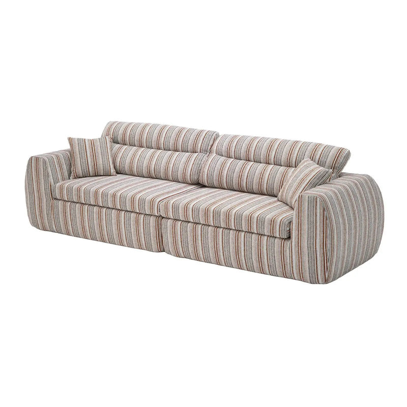 3 Seater, Couch With Throw Pillows For Living Room by Unique Piece Furniture