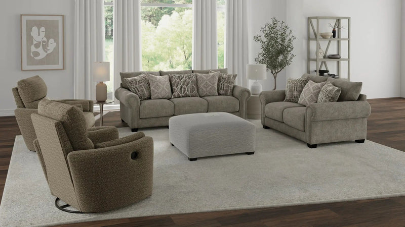 Barrett - Loveseat - Stone by Unique Piece Furniture