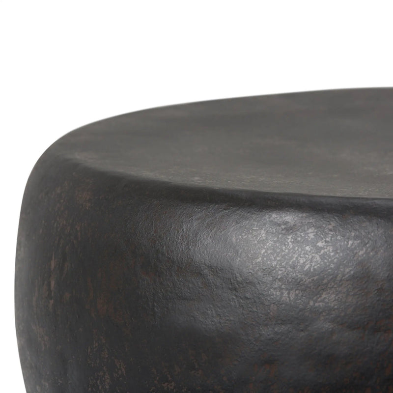Garvy - Handcrafted Metal Side Table by HouseOfZazla