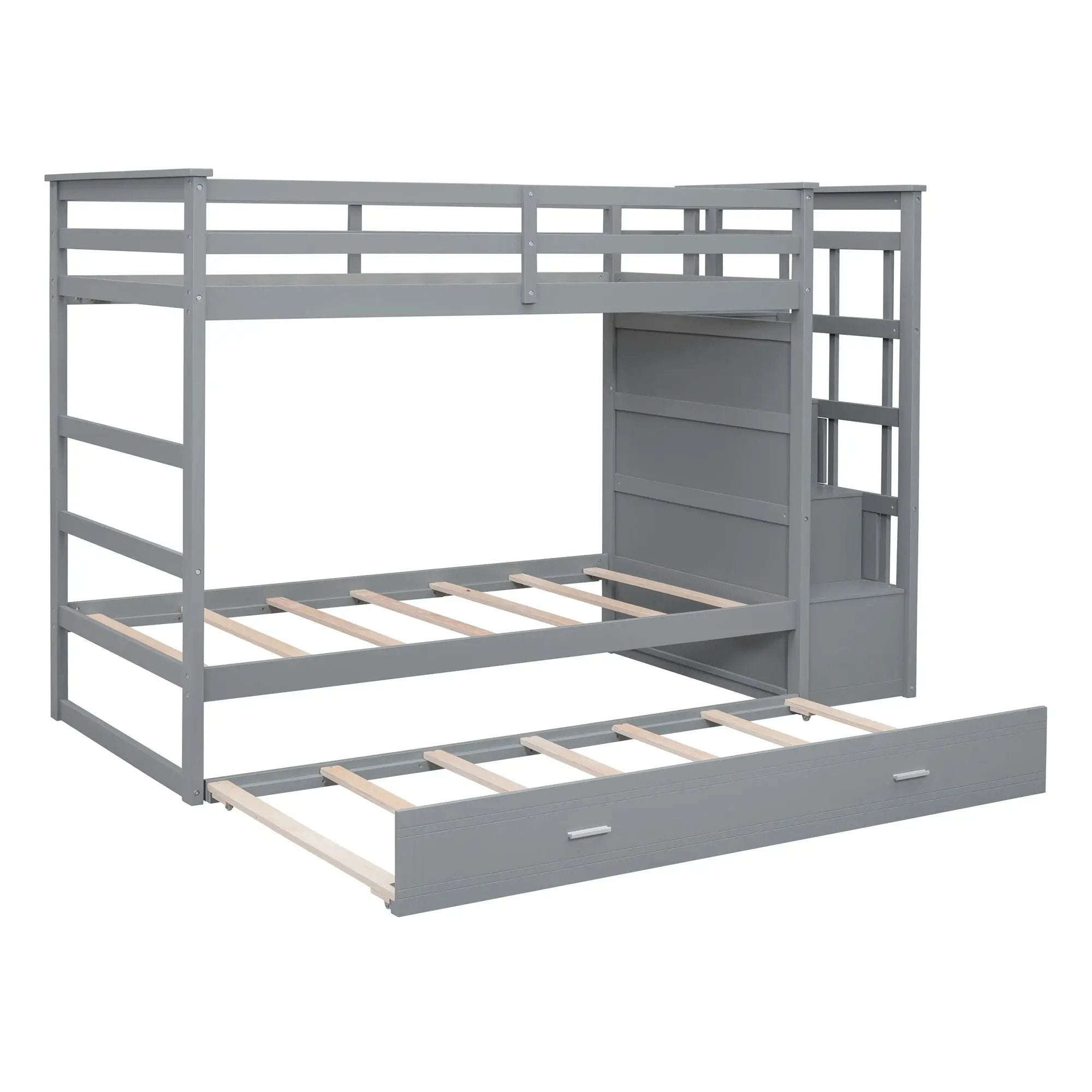 Bunk Bed With Trundle And Staircase by Unique Piece Furniture