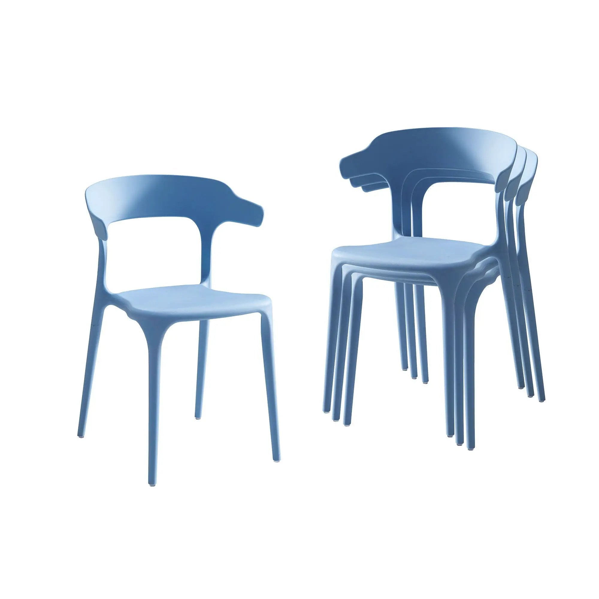 Stackable Chairs (Set of 4) by Unique Piece Furniture
