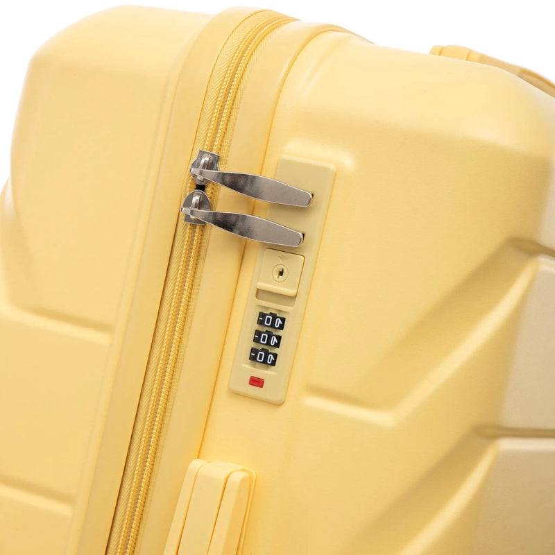 3 Pieces Set 20" / 24" / 28" Spinner Wheel Luggage With Combination Lock by HouseOfZazla