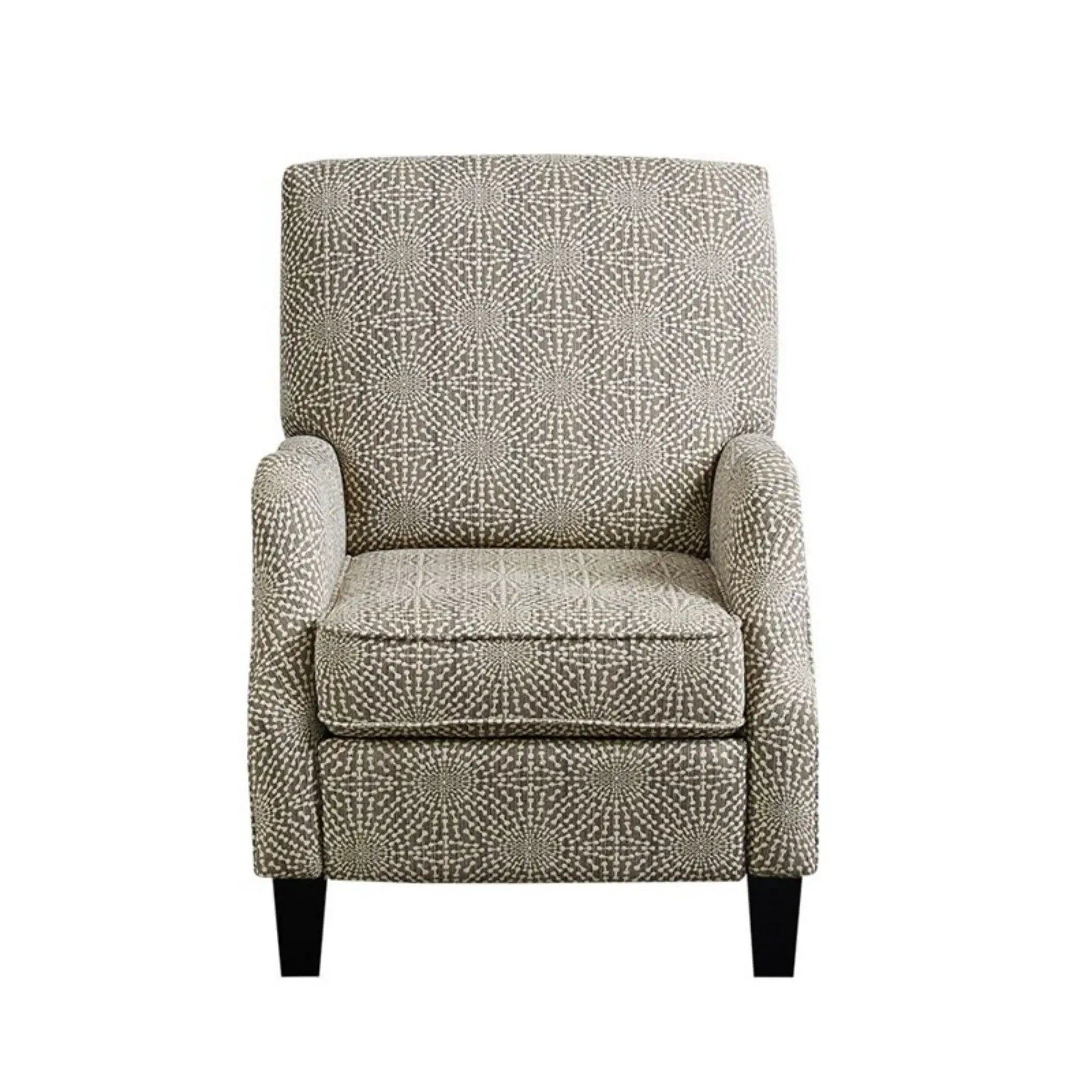 Hoffman - Push Back Recliner - Beige Multi by Unique Piece Furniture