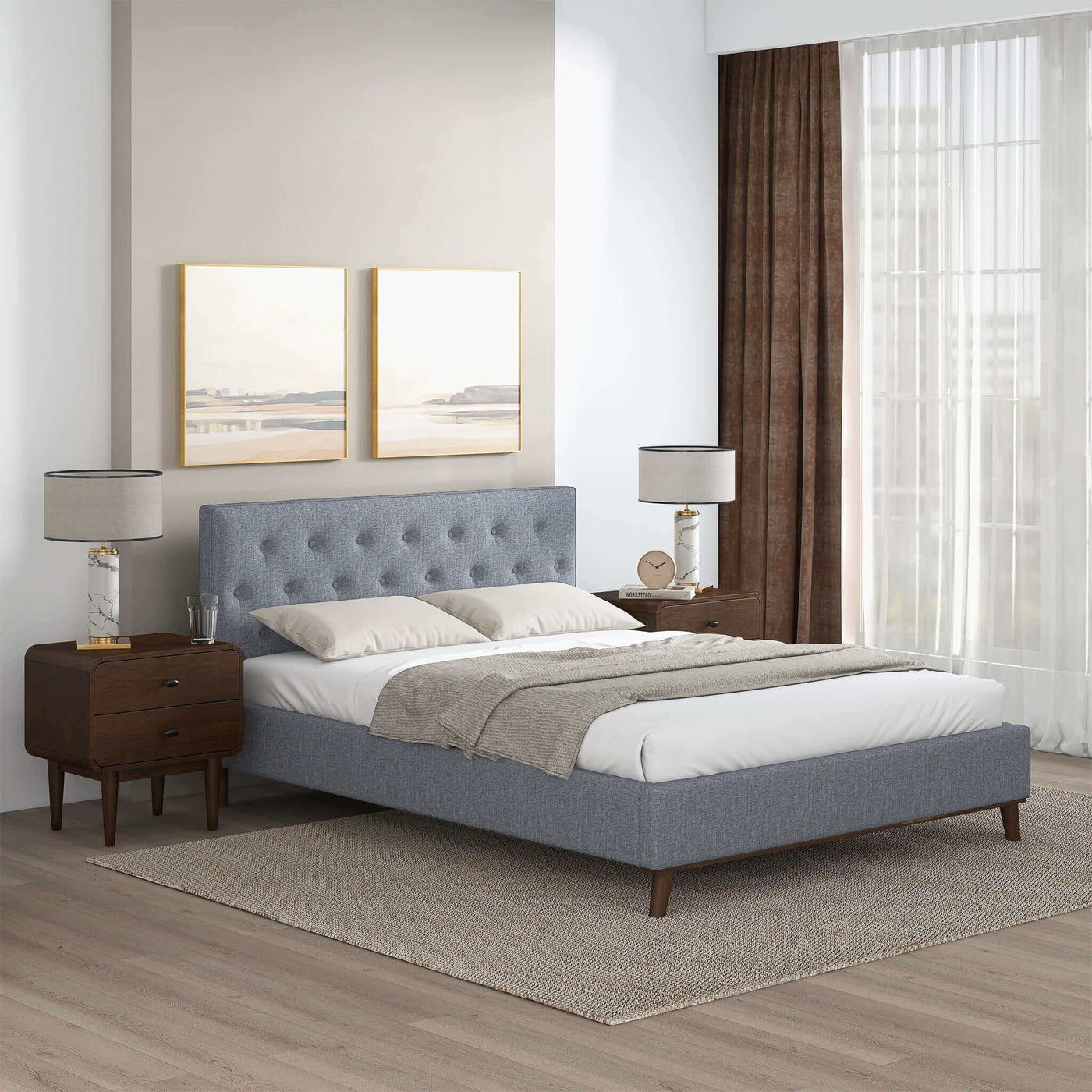 Graceville - Elegant Design Platform Bed by Unique Piece Furniture